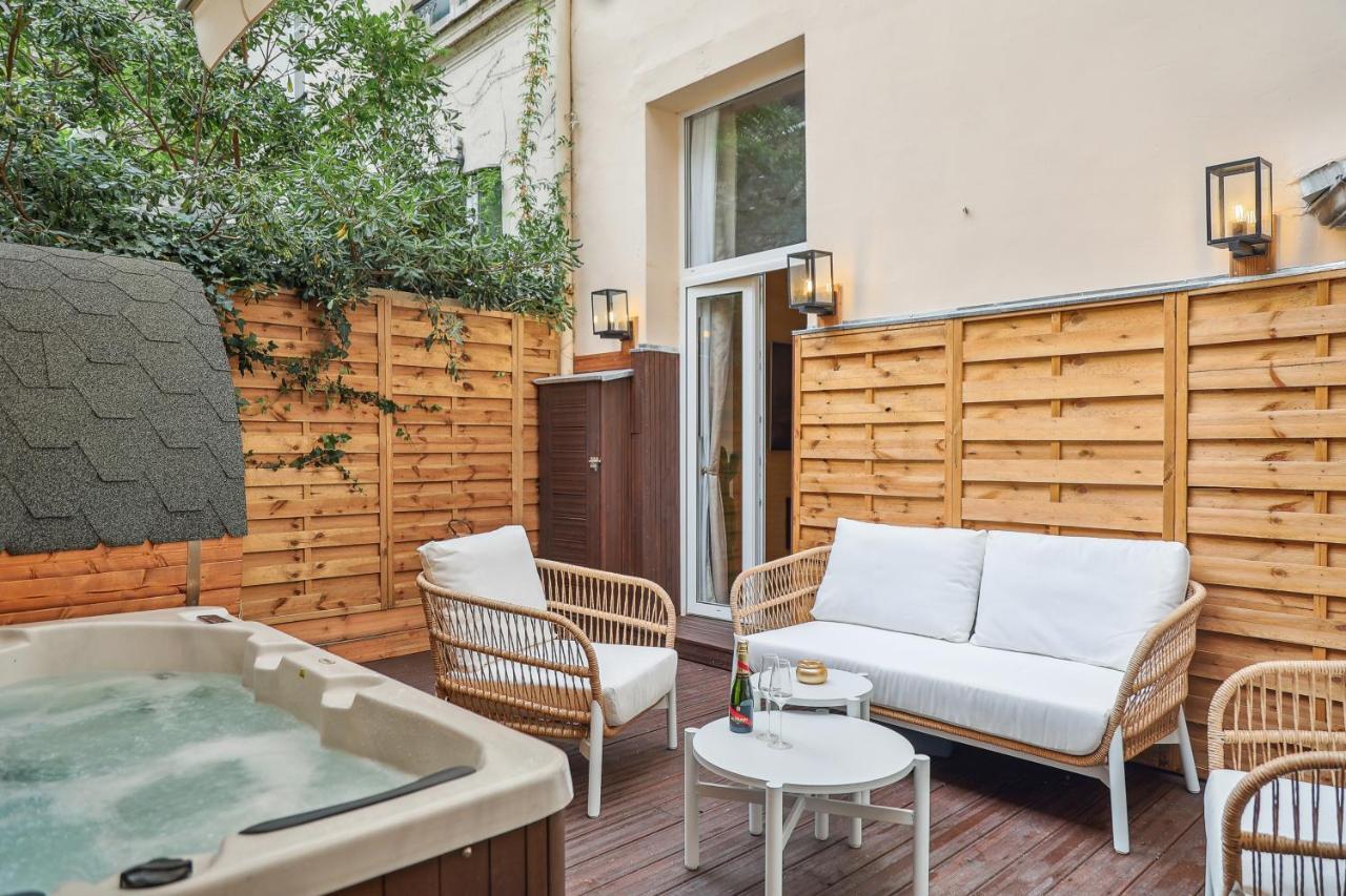 Suite Luxueuse Avec Jardin Prive Sauna Et Jacuzzi Paris Bagian luar foto