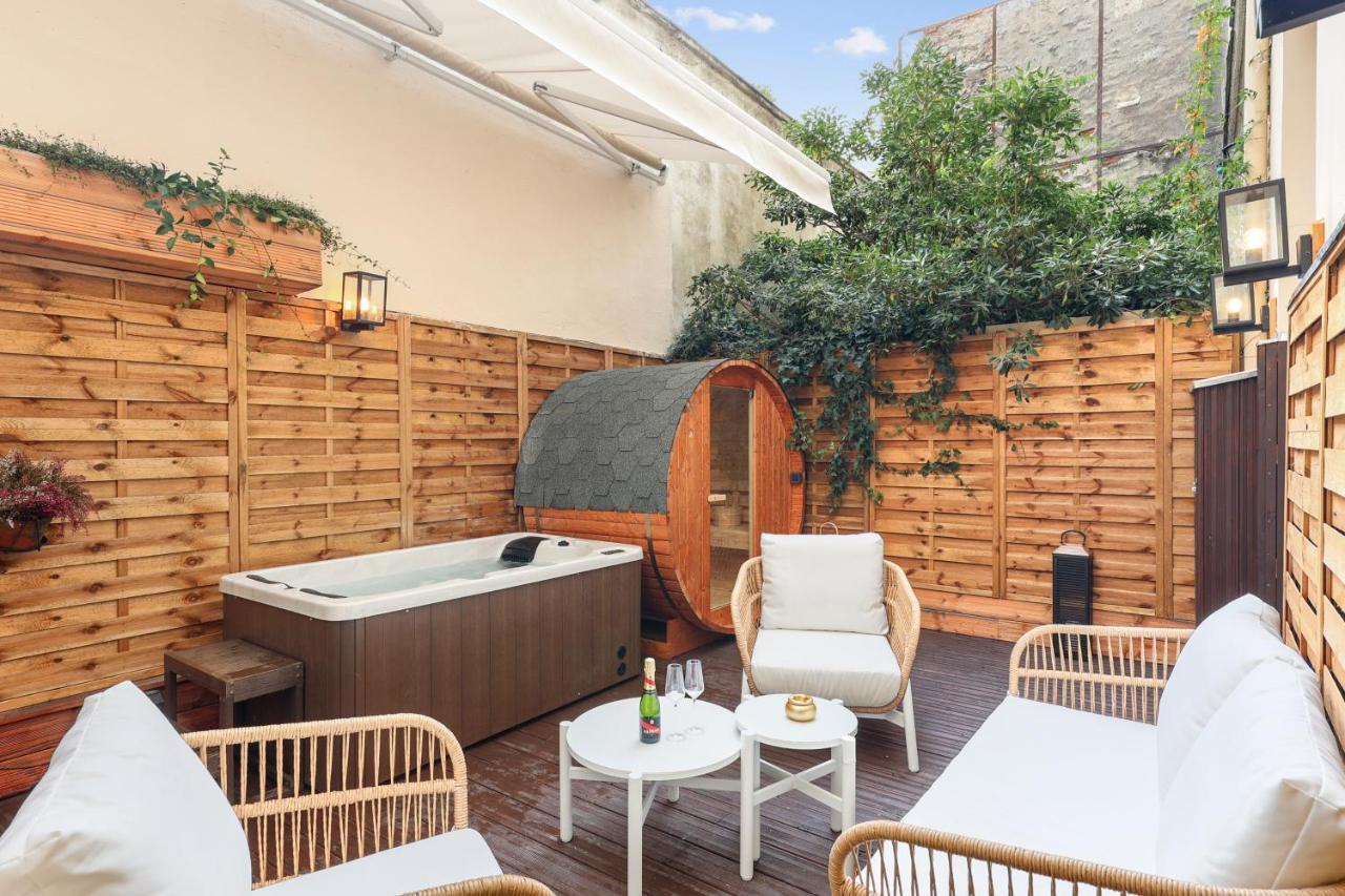 Suite Luxueuse Avec Jardin Prive Sauna Et Jacuzzi Paris Bagian luar foto