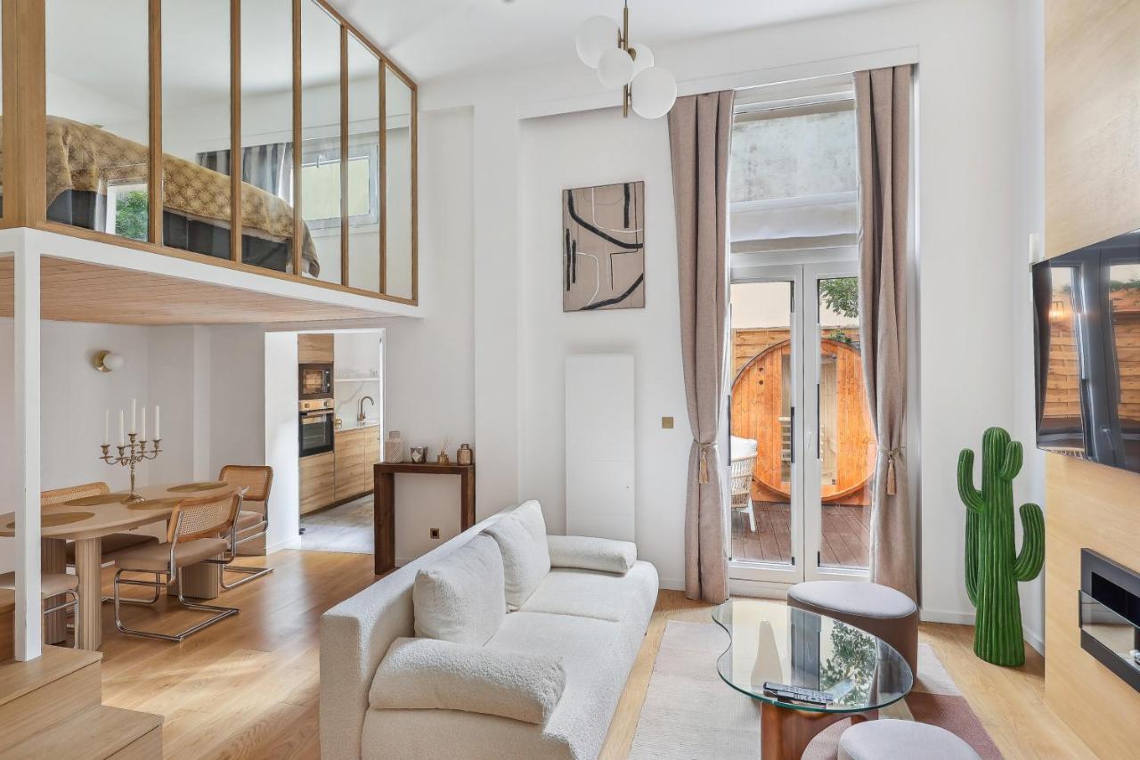 Suite Luxueuse Avec Jardin Prive Sauna Et Jacuzzi Paris Bagian luar foto