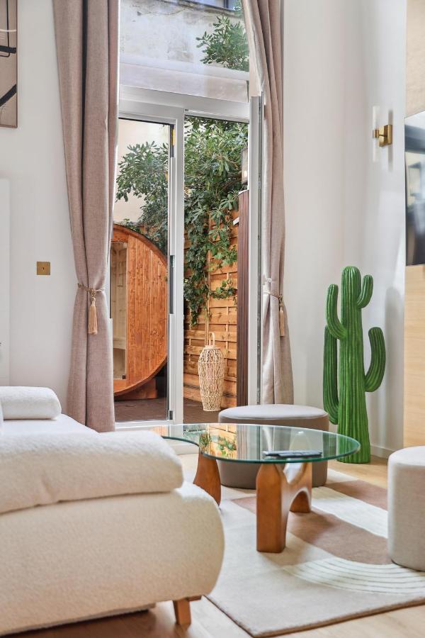 Suite Luxueuse Avec Jardin Prive Sauna Et Jacuzzi Paris Bagian luar foto