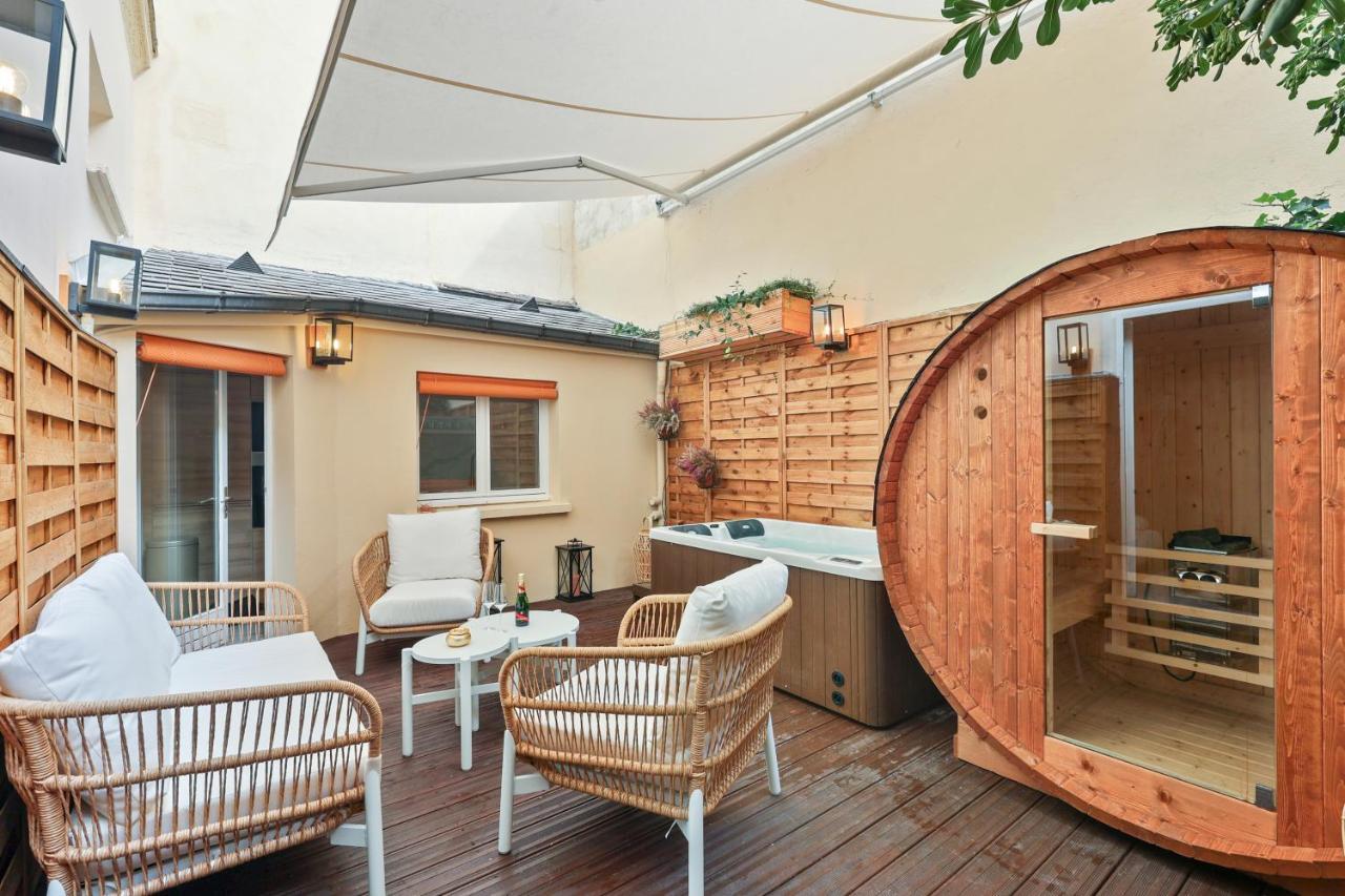 Suite Luxueuse Avec Jardin Prive Sauna Et Jacuzzi Paris Bagian luar foto